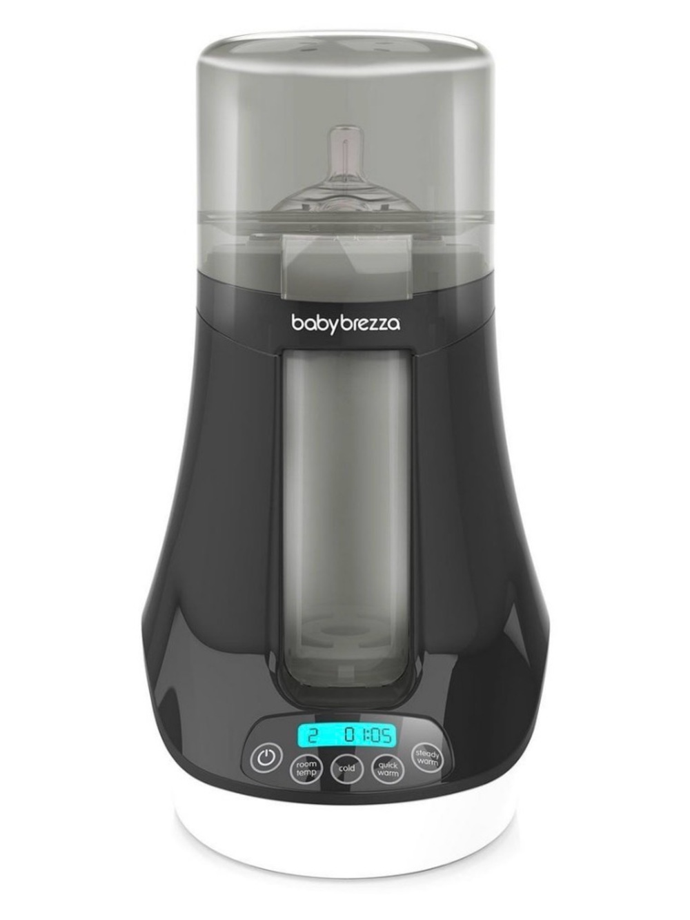 Baby Brezza Black Baby Bottle Warmer & Sterilizer NEW
